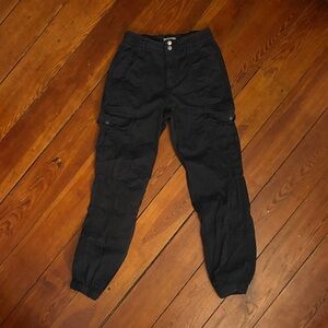 GARAGE Black Cargo Pants